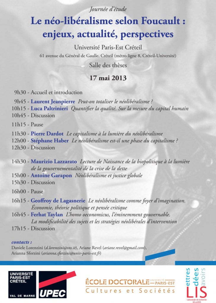 Foucault et le néolibéralisme