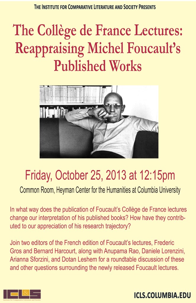 Dotan Leshem College de France lectures 10.25.13.indd